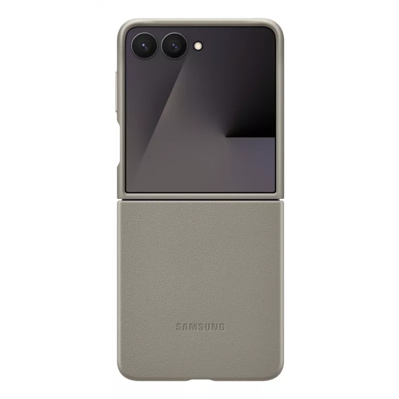 Beschermhoes voor Samsung Galaxy Flip7 van Samsung, model EF-VF766PJEGWW, taupe
