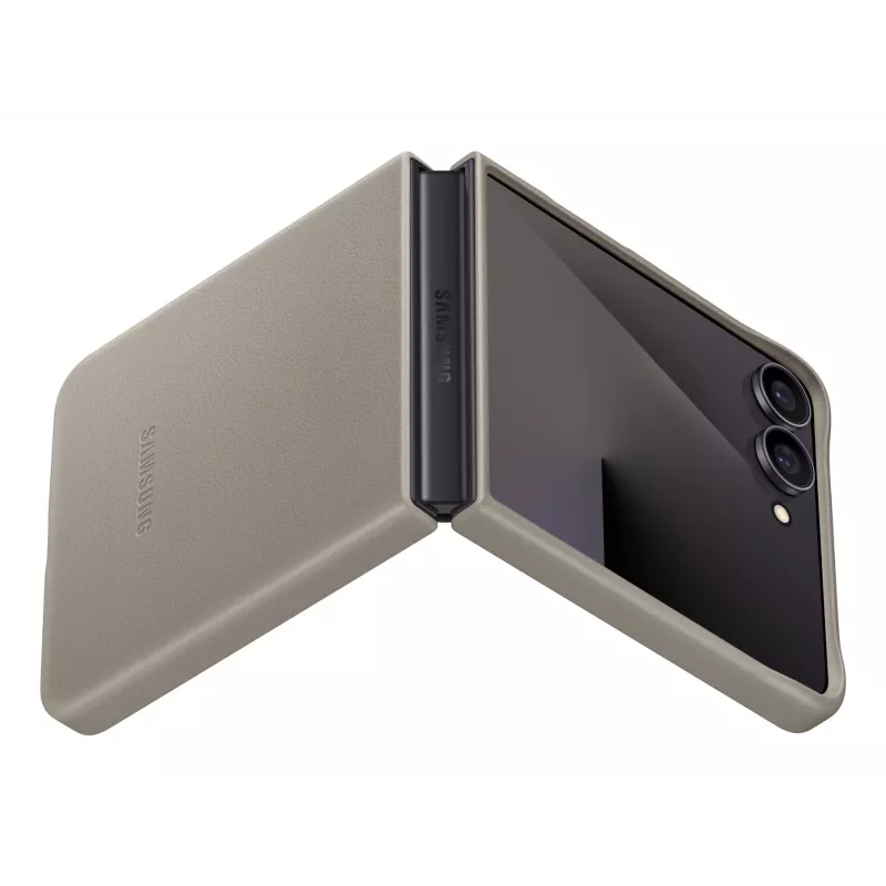 Beschermhoes voor Samsung Galaxy Flip7 van Samsung, model EF-VF766PJEGWW, taupe