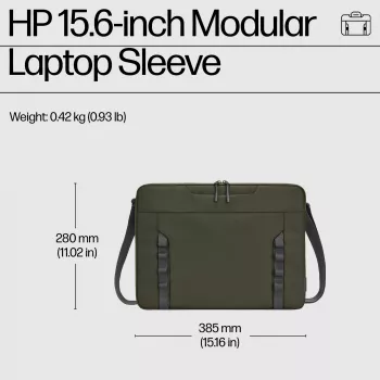 HP 15,6 inch modulaire laptoptas, sleeve, 39,6 cm (15,6 inch), 420 g