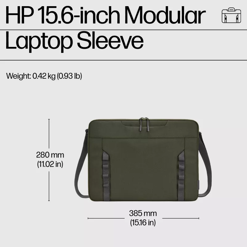 HP 15,6 inch modulaire laptoptas, sleeve, 39,6 cm (15,6 inch), 420 g