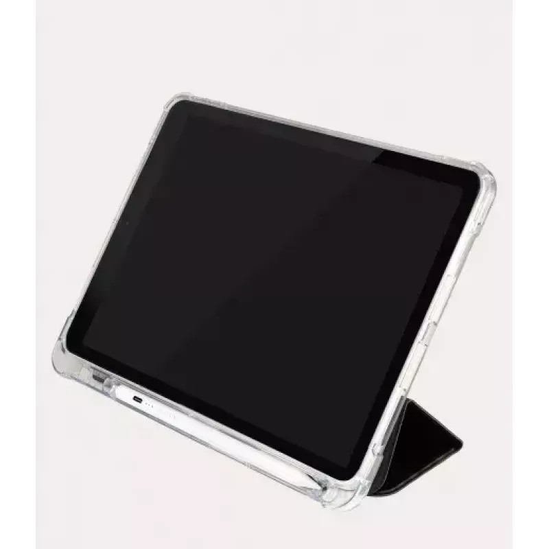 Tucano Satin IPD1022ST-BK foliohoes voor iPad 10,9 inch (27,7 cm, 10e generatie 2022), met ruimte voor Apple Pencil, zwart