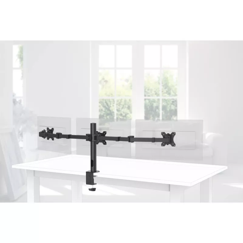 Hama 00118495 monitorhouder / voet 68,6 cm (27 inch) bureau zwart