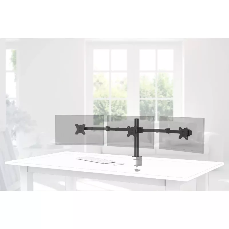 Hama 00118495 monitorhouder / voet 68,6 cm (27 inch) bureau zwart