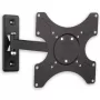 Techly ICA-LCD 2901 wandbeugel voor LCD-tv 13–37 inch, kantel- en draaibaar, tot 25 kg, VESA 75x75–200x200, zwart