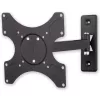 Techly ICA-LCD 2901 wandbeugel voor LCD-tv 13–37 inch, kantel- en draaibaar, tot 25 kg, VESA 75x75–200x200, zwart