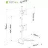 Techly ICA-LCD 2520V monitorhouder / voet 68.6 cm (27 inch) bureau zwart