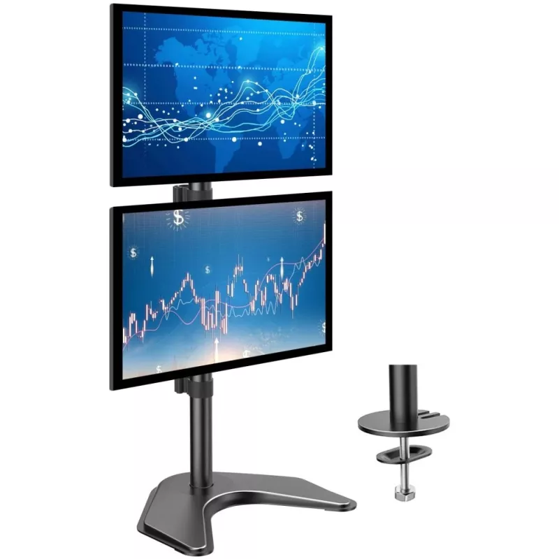Techly ICA-LCD 2520V monitorhouder / voet 68.6 cm (27 inch) bureau zwart
