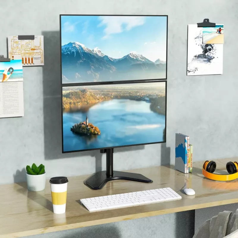 Techly ICA-LCD 2520V monitorhouder / voet 68.6 cm (27 inch) bureau zwart