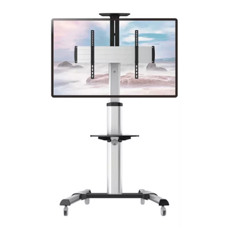 Techly vloerstandaard rolwagen voor LCD / LED / plasma 37-70 met opbergvak ” ICA-TR15