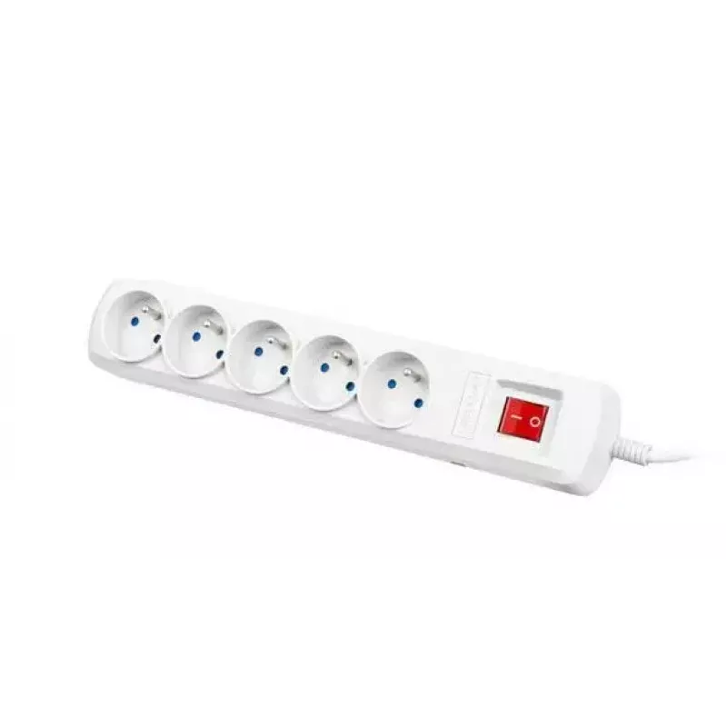 Stekkerdoos ARMAC ARC 5 – 5 stopcontacten, 5 m kabel, grijs