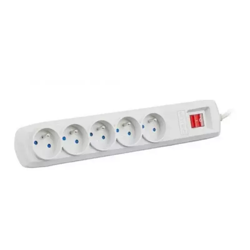 Stekkerdoos ARMAC ARC 5 – 5 stopcontacten, 5 m kabel, grijs
