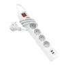 Hama 44133758 stroomverlenging 1,4 m 5 AC-stopcontacten binnen wit