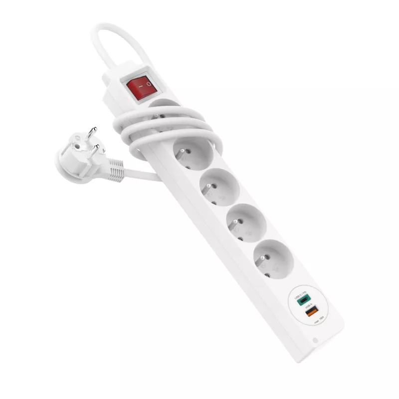 Hama 44133758 stroomverlenging 1,4 m 5 AC-stopcontacten binnen wit