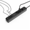 Hama 00223192 verlengkabel 1,4 m 3 AC-stopcontact(en) binnen zwart, grijs