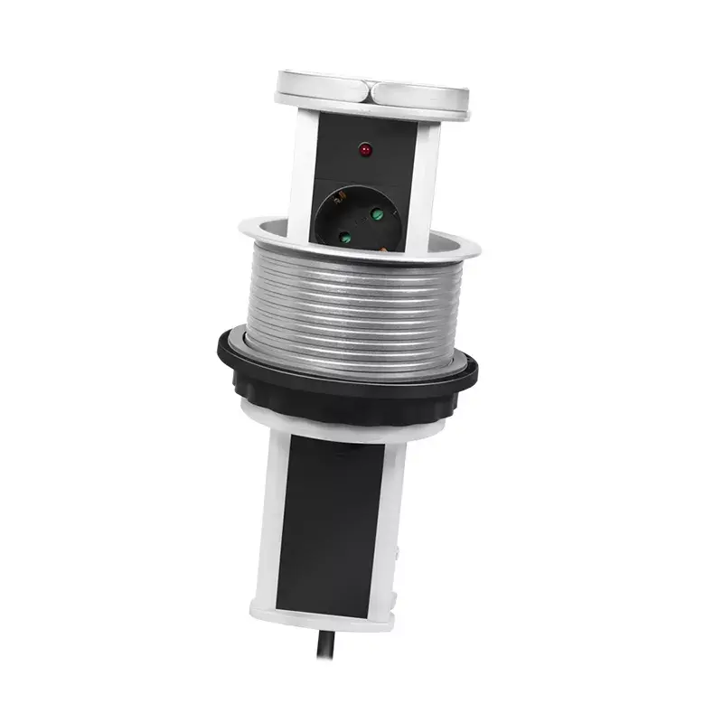 Stroomverlenging LogiLink LPS235A 1,8 m 3 AC-stopcontacten binnen zwart zilver