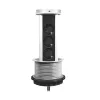 Stroomverlenging LogiLink LPS235A 1,8 m 3 AC-stopcontacten binnen zwart zilver