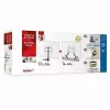 AV-apparatuurrack Barkan E850, 1 vak, zwart, 565 mm hoogte, 6,5 kg draagvermogen