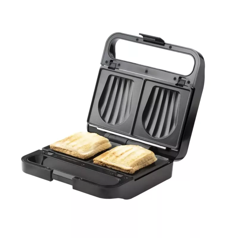 Sandwichmaker 2-in-1 Adler AD 3070b — 850 W, 2 platen, zwart