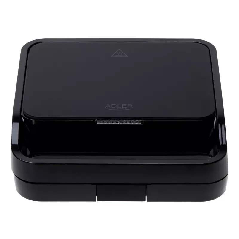 Sandwichmaker 2-in-1 Adler AD 3070b — 850 W, 2 platen, zwart