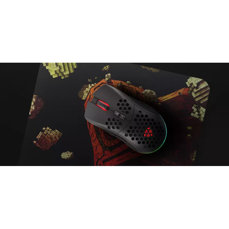 GENESIS Ancient Stone, meerkleurig, afbeelding, stof, rubber, gaming-muismat