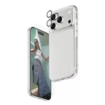 PanzerGlass 3-in-1 Combo Bundle voor iPhone 17 Pro CR40572 — beeldschermbescherming, camera-afdekking en hoesje