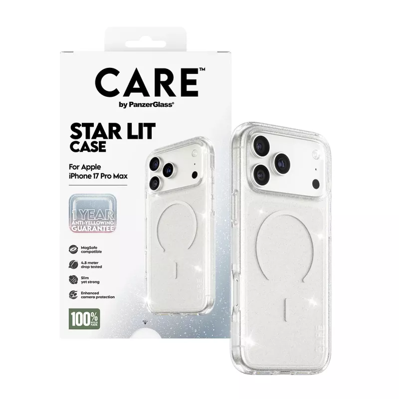 Hoes PanzerGlass CARE by Flagship Case Urban Explorer Star Lit White MagSafe iPhone 17 Pro Max