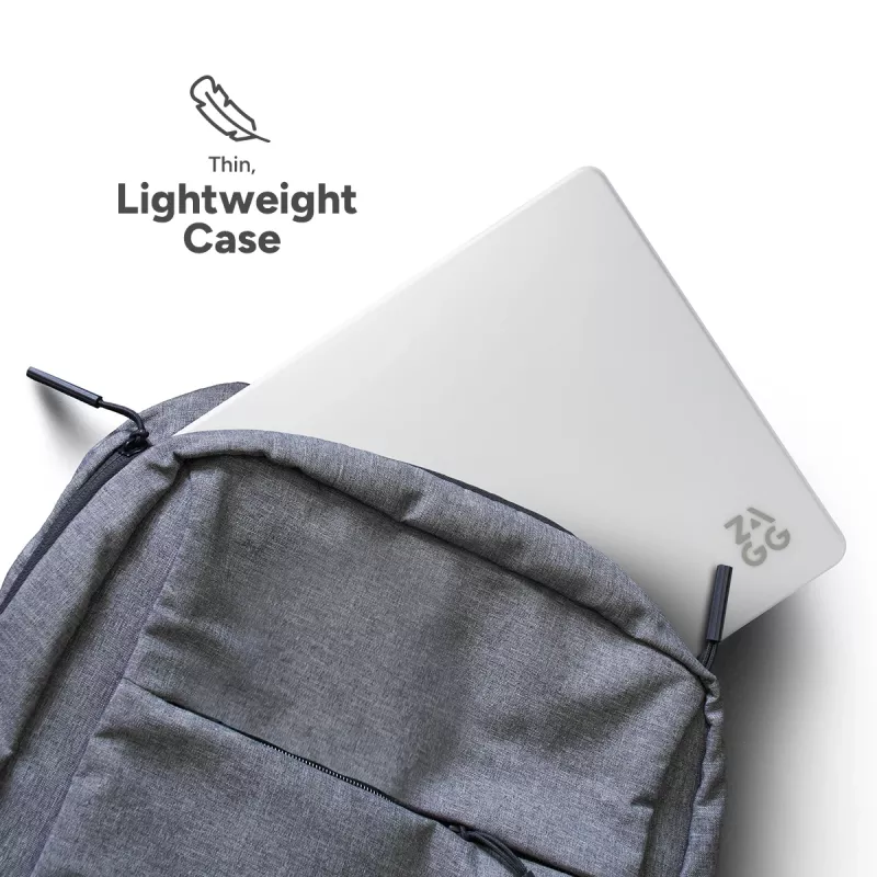 ZAGG Hardshell hoes voor MacBook Air 13 inch (M2/M3), transparant