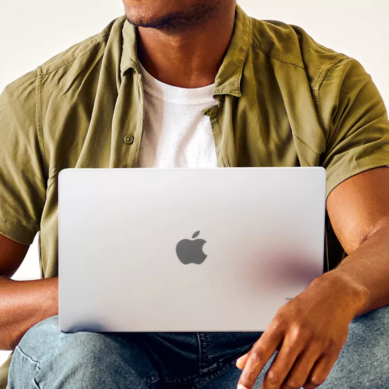 ZAGG Hardshell hoes voor MacBook Air 13 inch (M2/M3), transparant