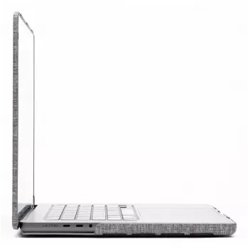 Hardshell-hoes Zagg voor MacBook Air 13 (M3/M2) – Smoke, perfect passende beschermhoes