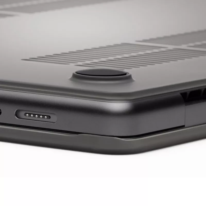 Hardshell Case Zagg voor MacBook Pro 14 M3/M2/M1 — Smoke-afwerking, opsteekbare beschermhoes