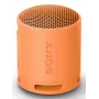 Sony SRS-XB100 - draagbare draadloze Bluetooth-luidspreker, robuust IP67 water- en stofdicht, 16 uur accu, Eco, outdoor en reis in oranje