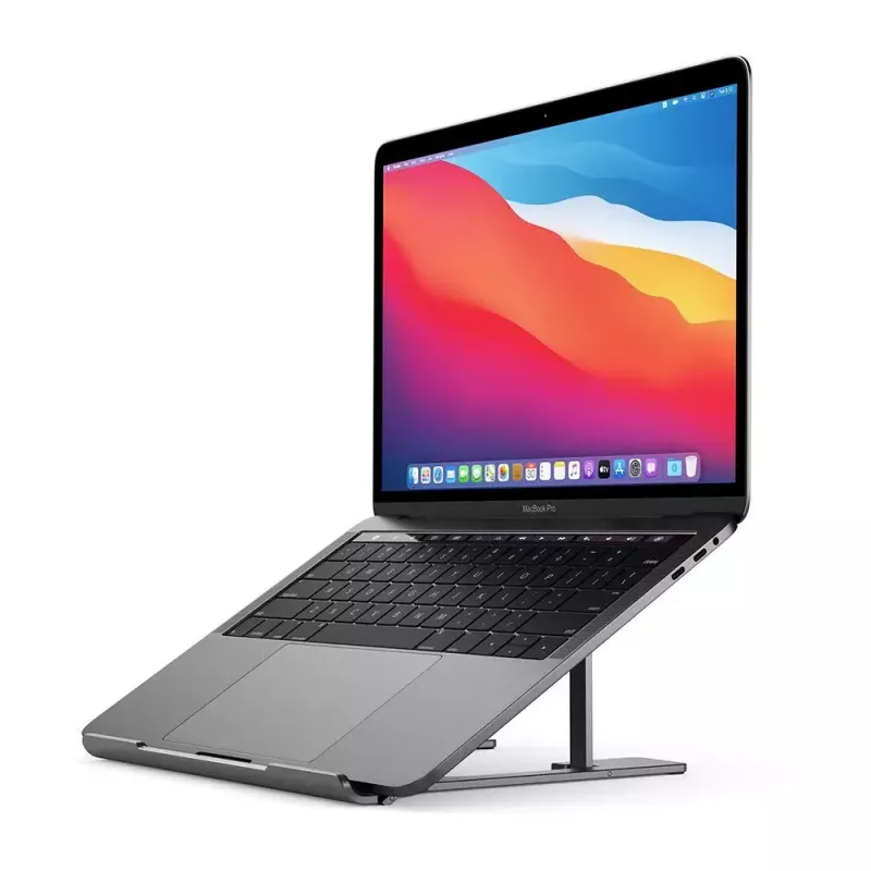 Laptopstandaard ALOGIC Metro AAL6APNS-SGR grijs aluminium verstelbaar draagbaar