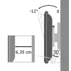 Techly wandsteun voor LCD LED 19-37'' kantelbaar 1 gewricht wit ICA-LCD 2900WH