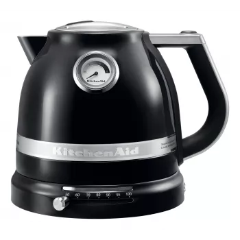 Elektrische waterkoker KITCHENAID 1,5 L 2400 W zwart, 7 temperatuurinstellingen, roestvrij staal/aluminium