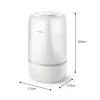 Philips 1000 series HU1510/04 luchtbevochtiger ultrasoon 3 L wit 19 W