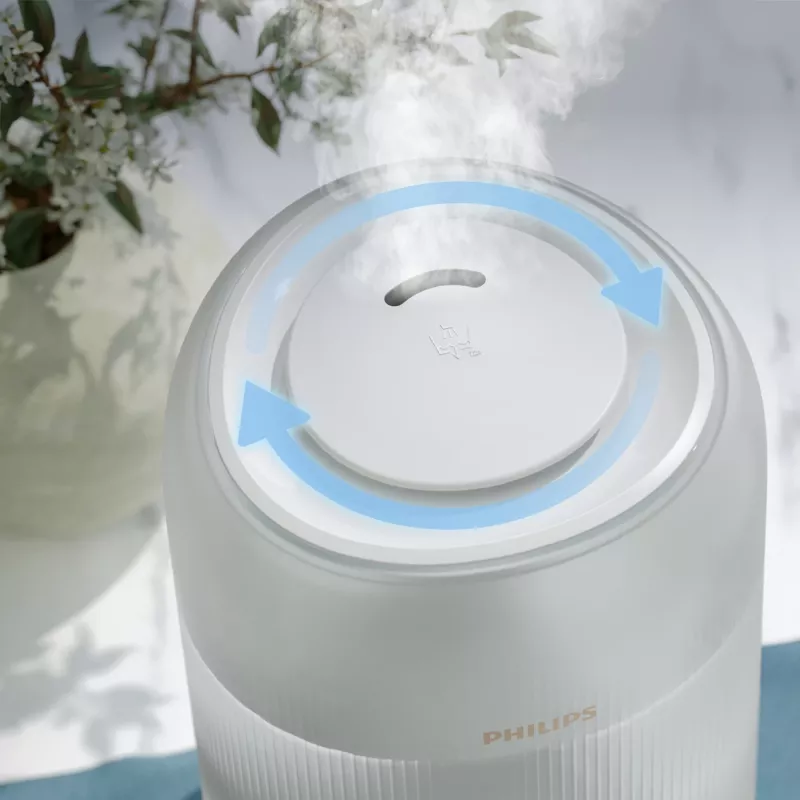 Philips 1000 series HU1510/04 luchtbevochtiger ultrasoon 3 L wit 19 W