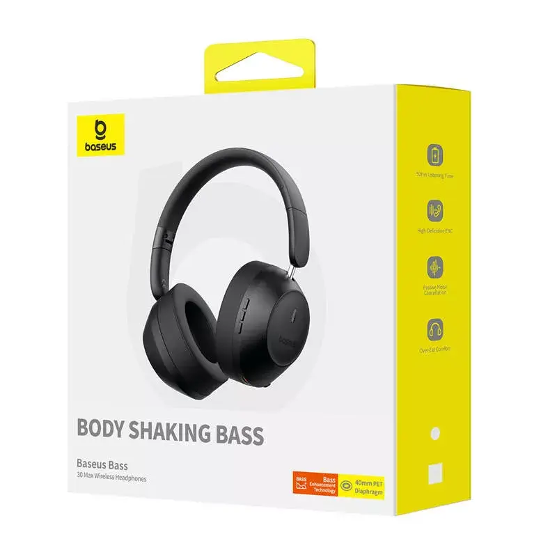Koptelefoon Baseus Bass 30 Max Wireless