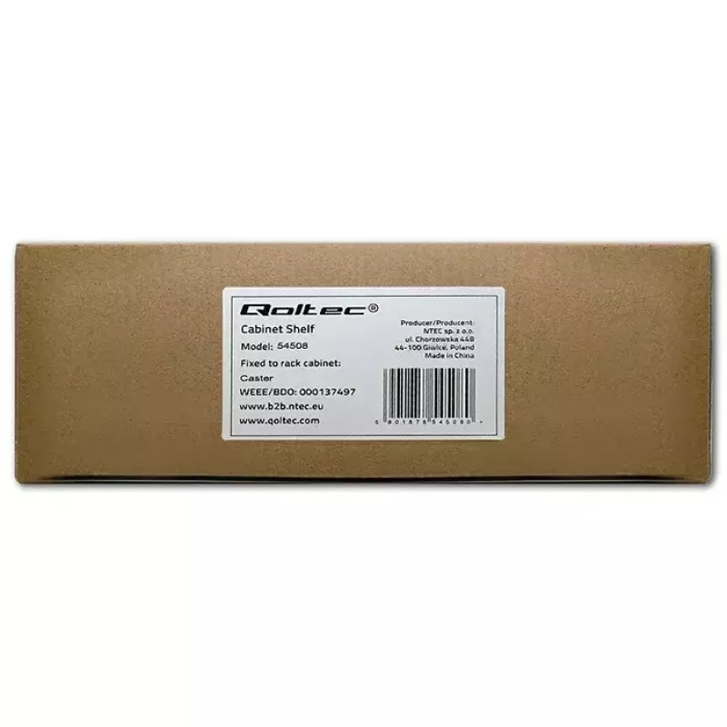 Rolset voor rack QOLTEC 4 stuks zonder vergrendeling model 54508