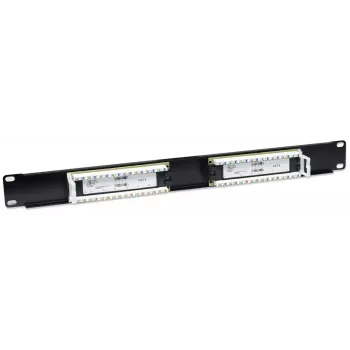 Intellinet patchpanel, Cat6, UTP, 16-poorts, 1U, zwart