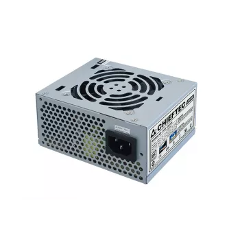 Voeding CHIEFTEC SFX-250VS 250 W 20+4-pin ATX SFX zilver, 80-mm-ventilator, niet-modulair