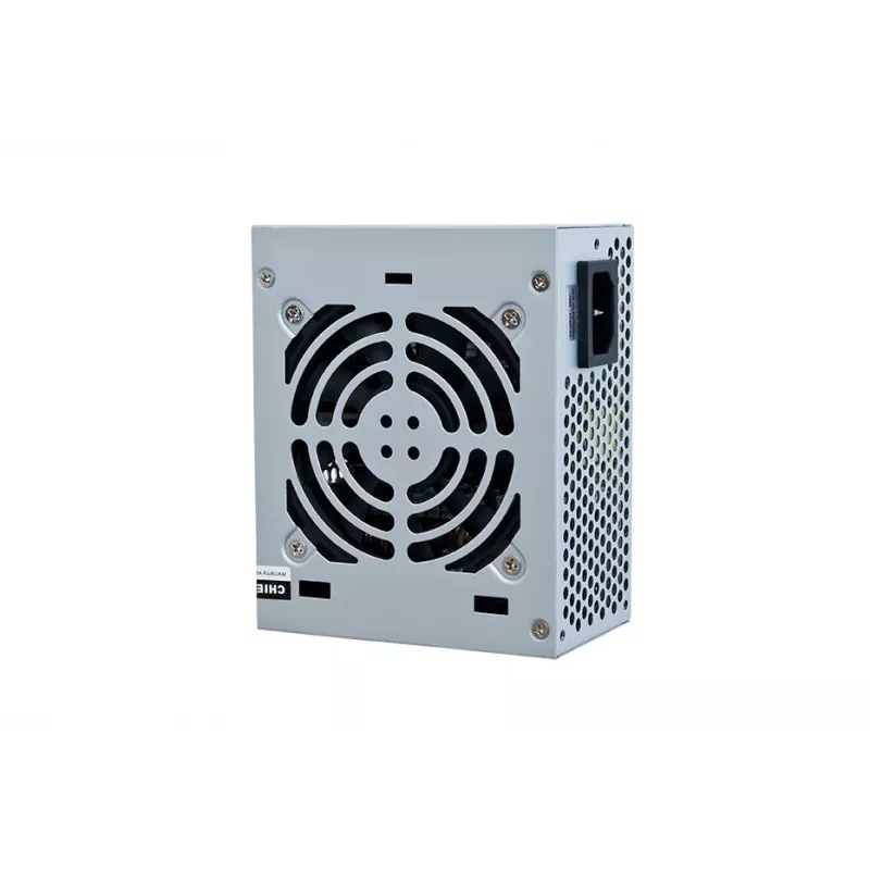 Voeding CHIEFTEC SFX-250VS 250 W 20+4-pin ATX SFX zilver, 80-mm-ventilator, niet-modulair