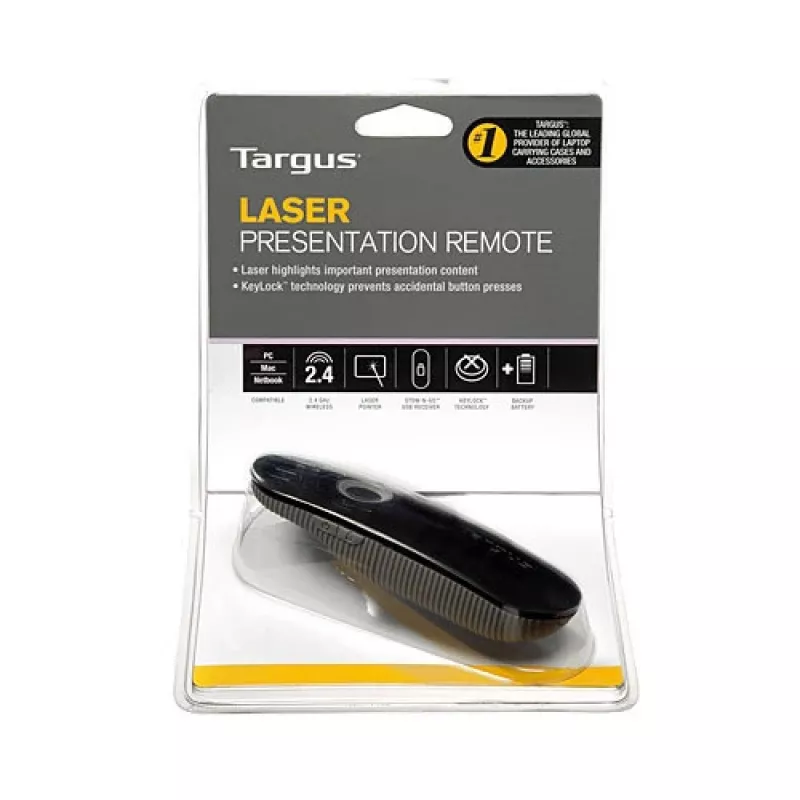Draadloze presenter Targus AMP13EU, 2,4 GHz, 15 m bereik, zwart/grijs