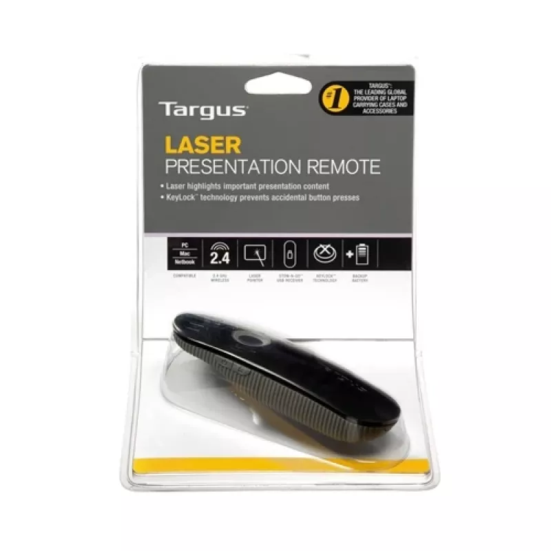 Draadloze presenter Targus AMP13EU, 2,4 GHz, 15 m bereik, zwart/grijs