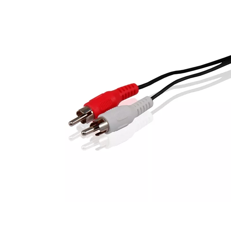 Conceptronic RCA-audiokabel, RCA, stekker, RCA, stekker, 5 m, zwart