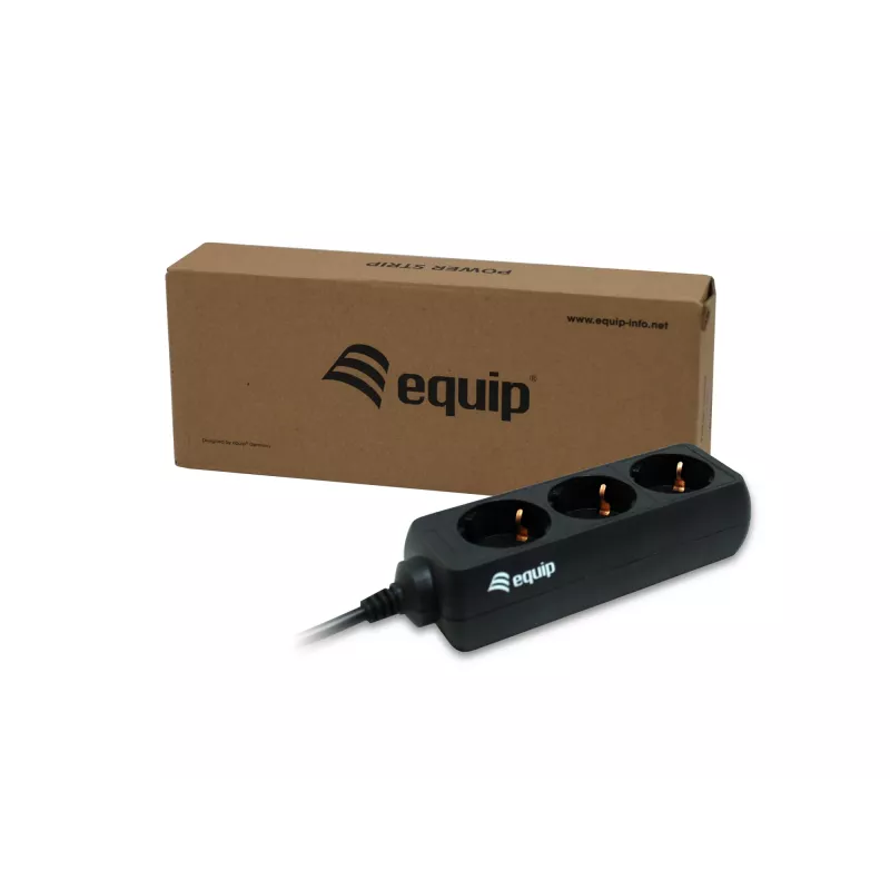 Stekkerdoos Equip 3-voudig 1,1 m kabel
