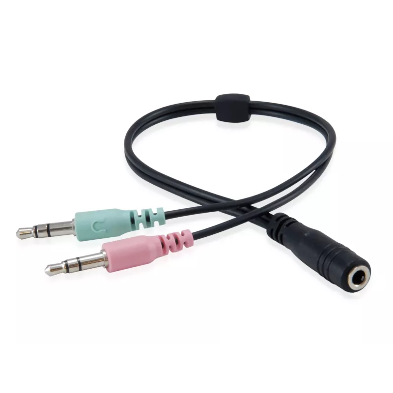 Headset Equip Chat Headset bedraad hoofdband gesprekken/muziek zwart