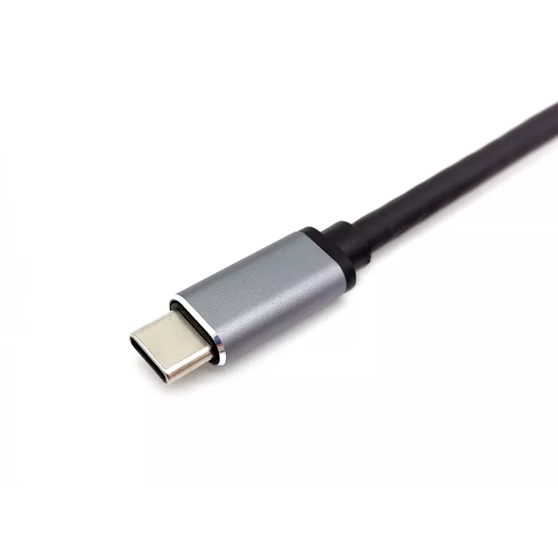 Equip 133482 USB-C 7-in-1 multifunctionele adapter, USB 3.2 Gen 1, HDMI 4K 30 Hz, 3x USB 3.0, SD/microSD, USB-C PD 100 W, aluminium
