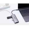Equip 133482 USB-C 7-in-1 multifunctionele adapter, USB 3.2 Gen 1, HDMI 4K 30 Hz, 3x USB 3.0, SD/microSD, USB-C PD 100 W, aluminium