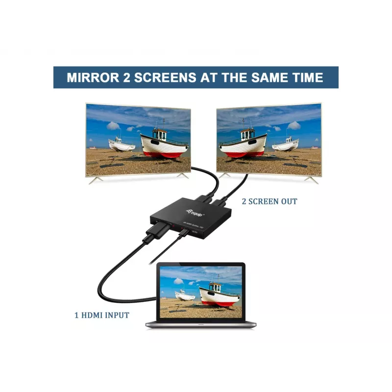 Equip 332715 videosplitter HDMI 2x HDMI