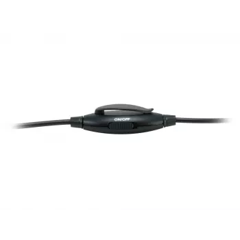 Equip stereo-headset met mute-functie